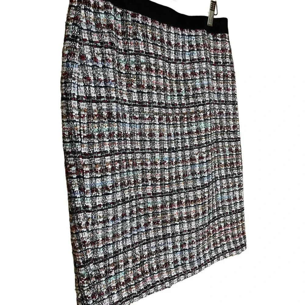 Talbots Multi-Colored Tweed Pencil Skirt Size 2P - Picture 3 of 10